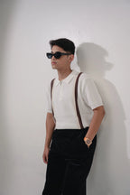 Heritage Knit Zip Polo