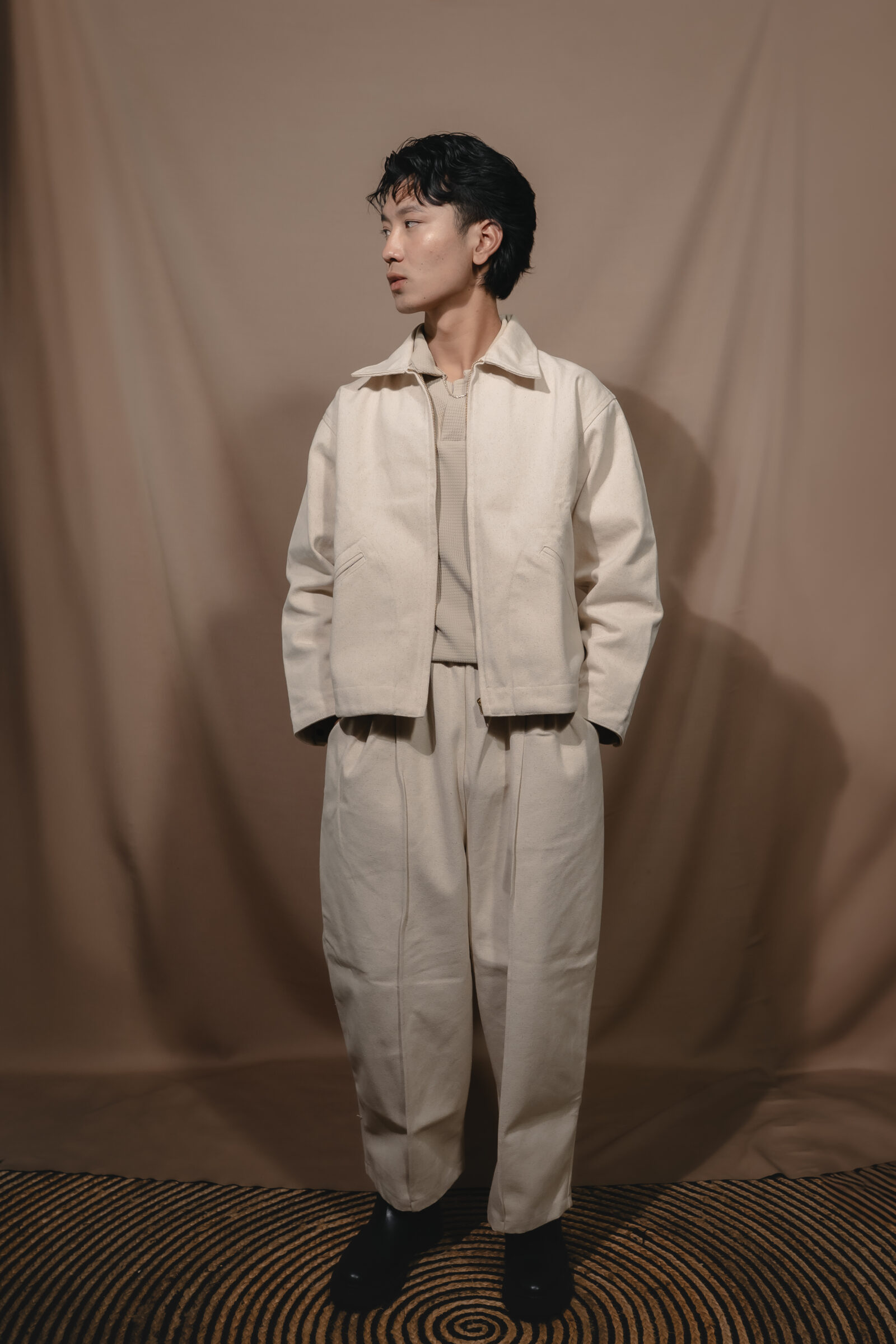 Off-White Collared Denim Jacket