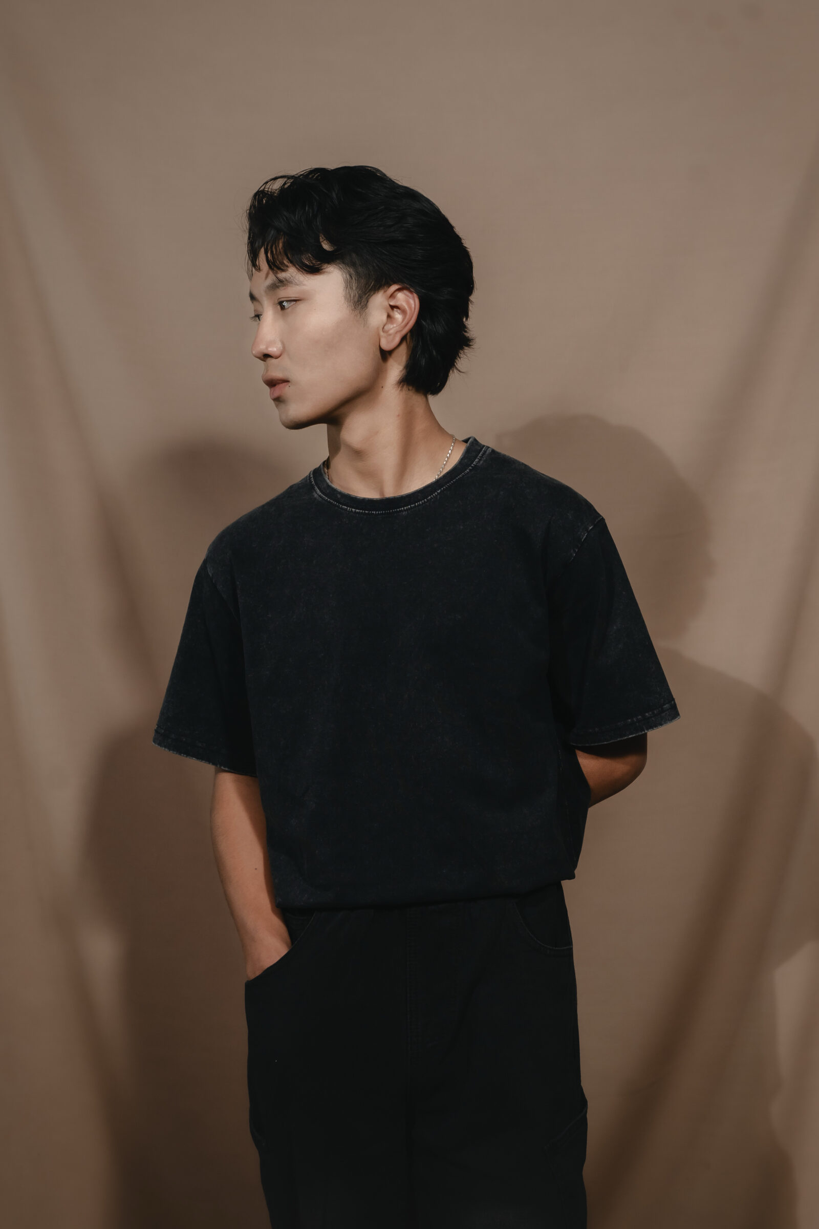 Acid Wash Cotton T-Shirt – Modern Essential