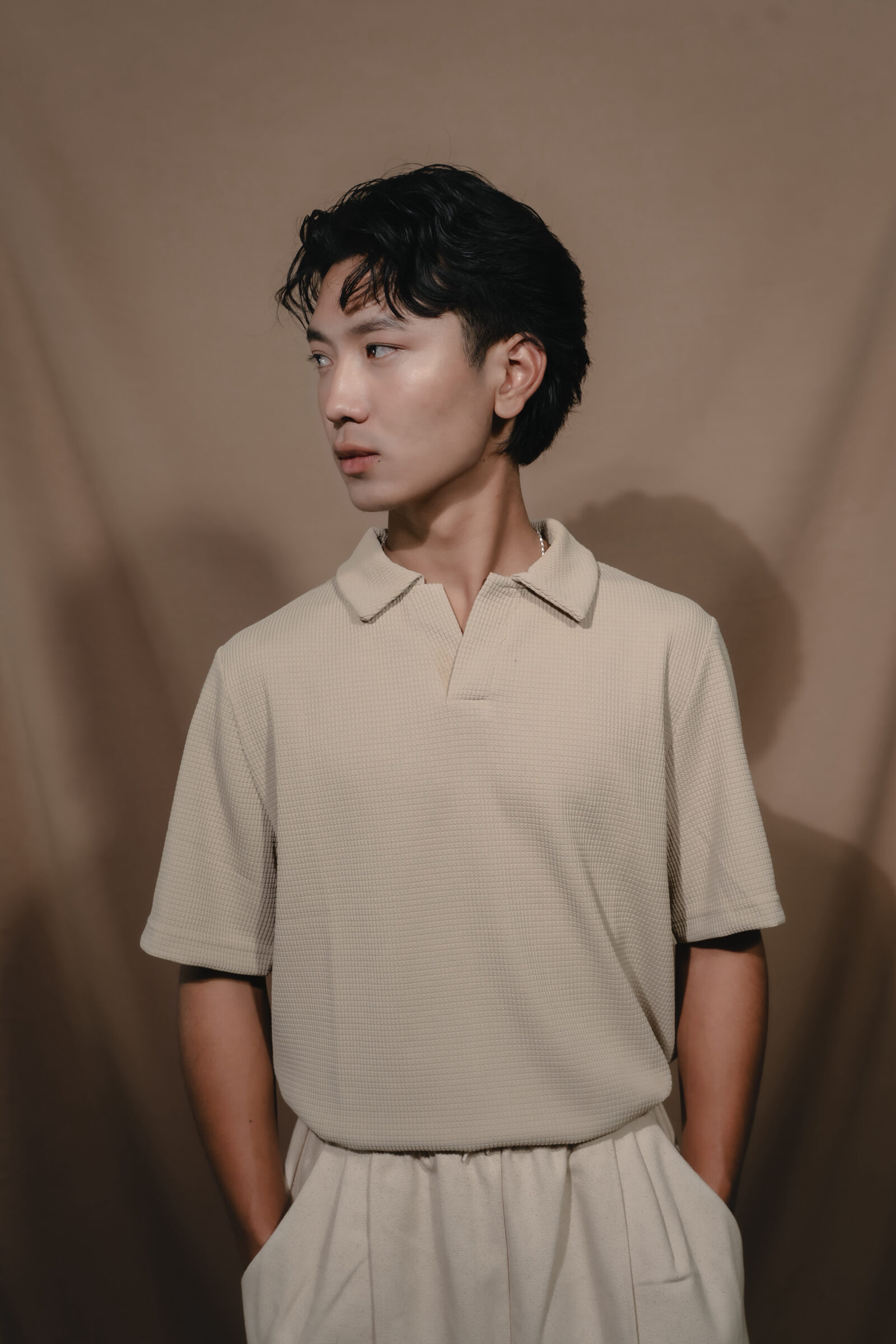 Sand Beige Polo Shirt